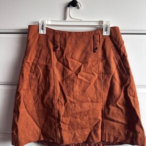 Merona Rust Mini Skirt